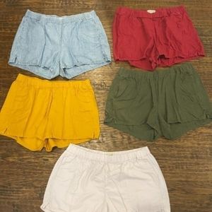 Madewell Pull-On Shorts Lot